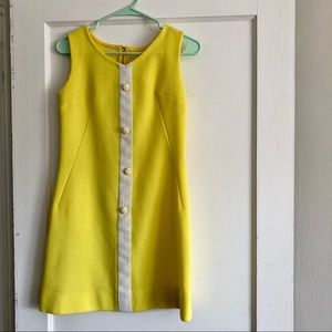 Vintage Neon Mini Dress 60s 70s Disco Queen